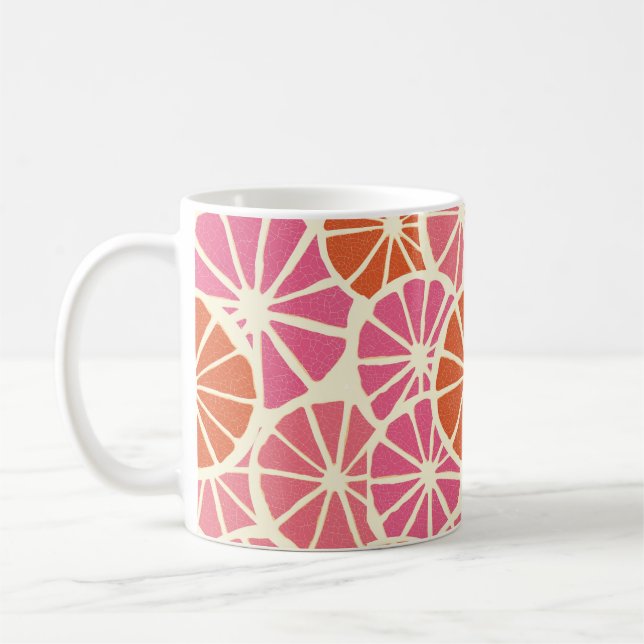 Caneca De Café Toranjas (grapefruit), em pedaços, sem costura, de (Esquerda)