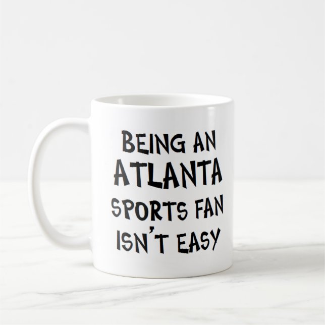 Caneca De Café torcedor esportivo de atlanta, sendo (Esquerda)