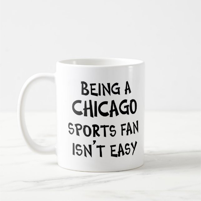 Caneca De Café torcedor esportivo de chicago, sendo (Esquerda)