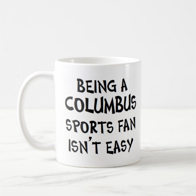 Caneca De Café torcedor esportivo de columbus, sendo (Esquerda)