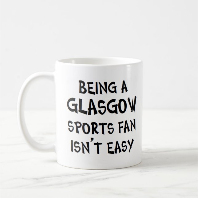 Caneca De Café torcedor esportivo de glasgow, sendo (Esquerda)