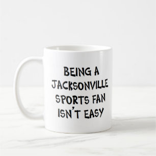Caneca De Café torcedor esportivo de jacksonville, sendo