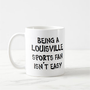 Caneca De Café torcedor esportivo de louisville, sendo
