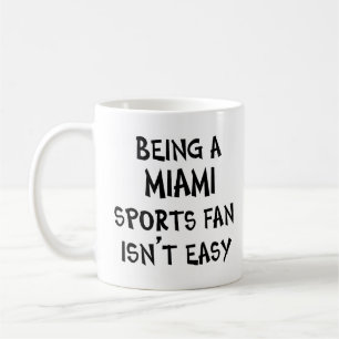 Caneca De Café torcedor esportivo de miami, sendo