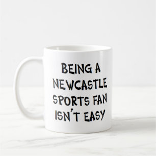 Caneca De Café torcedor esportivo de newcastle, sendo