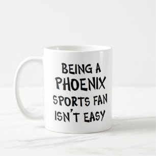 Caneca De Café torcedor esportivo de phoenix, sendo
