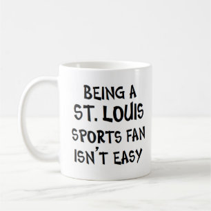 Caneca De Café torcedor esportivo de st. louis, sendo