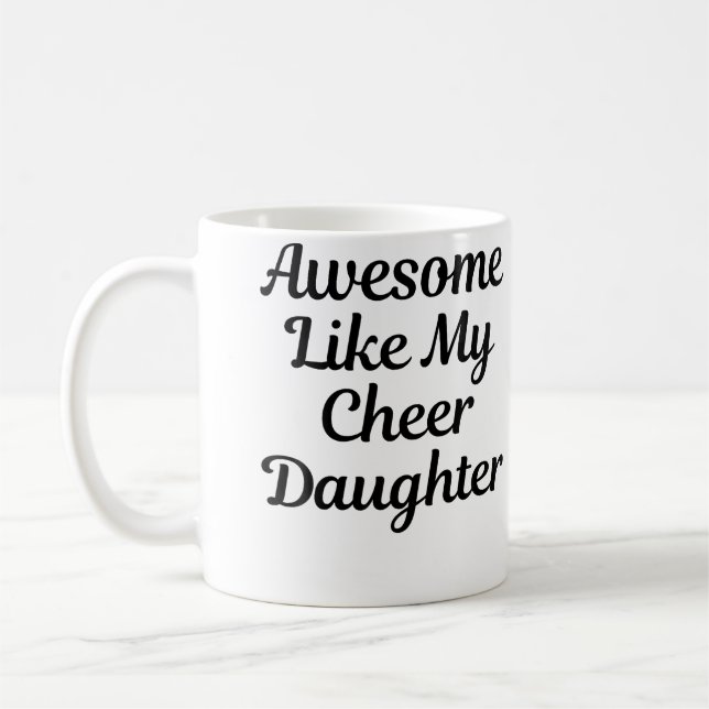 Caneca De Café Torcendo Papai Mamãe Liderança de Torcida (Esquerda)