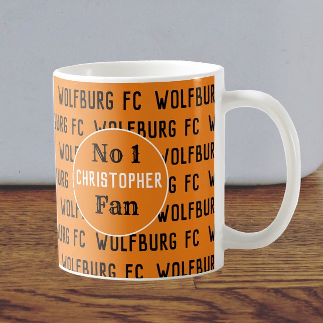 Caneca De Café Torcida de Futebol ou Adepto de Futebol Dourado e  (Criador carregado)