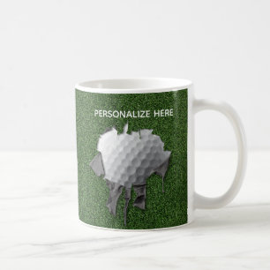 Caneca De Café Torn Golf Ball Coffee Mug