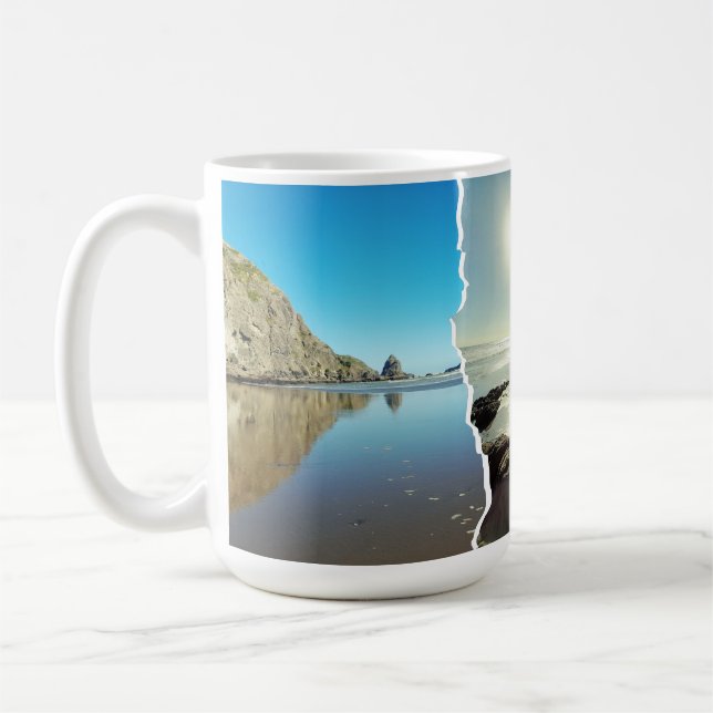 Caneca De Café Torn Triptych Auckland West Costa View (Esquerda)