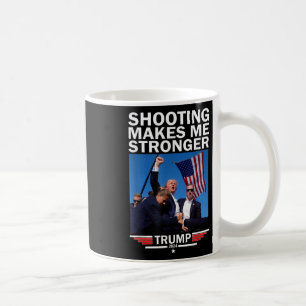 Caneca De Café Torna-Me Mais Forte Donald Trump 2024