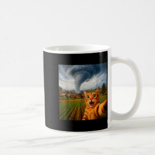 Caneca De Café Tornado de Meme de Selfie de Gato Engraçado