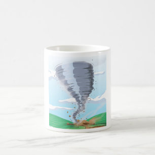 Caneca De Café Tornado do furacão