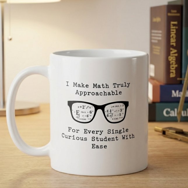 Caneca De Café Tornando a Matemática Acessível para Cada Aluno Cu (Criador carregado)