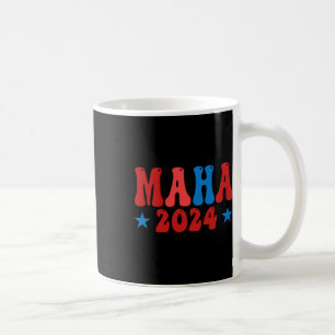 Caneca De Café Tornar a América Saudável Maha Pro-trump 2024 Cons