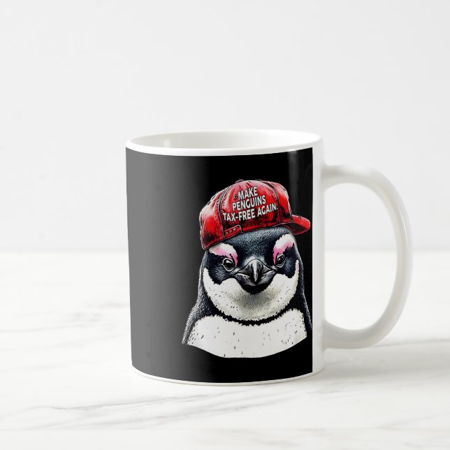 Caneca De Café Tornar O Pinguim Isento De Imposto Novamente - Res (Direita)