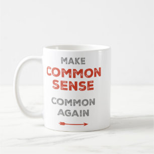 Caneca De Café Tornar o senso comum mais uma vez