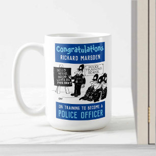 Caneca De Café Tornar-se um Oficial de Polícia