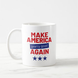 Caneca De Café Torne a América Bonito, Slogan Engraçado