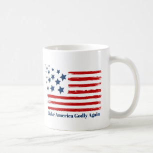 Caneca De Café Torne a América Deus novamente