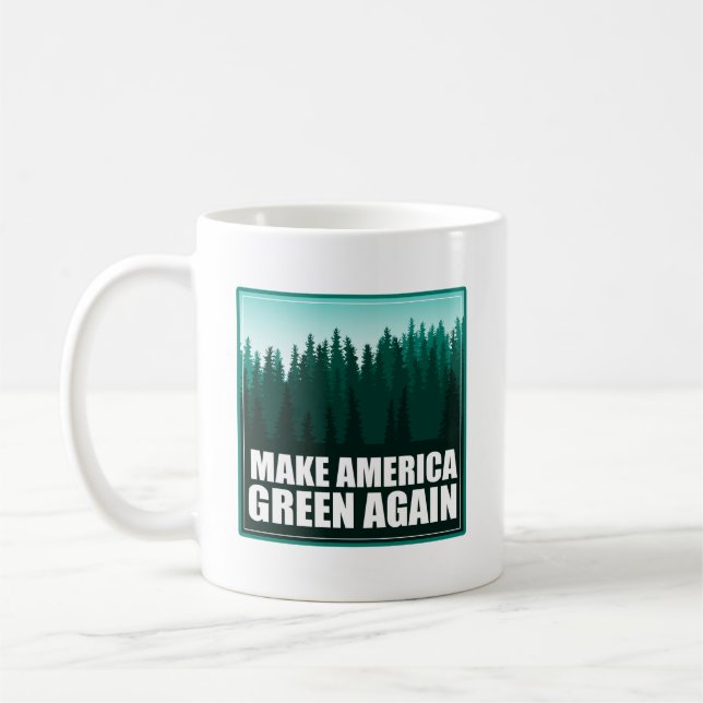 Caneca De Café Torne a América Verde novamente (Esquerda)