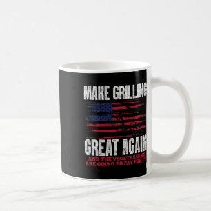 Caneca De Café Torne a Grelhagem Grande Novamente Divertido Trump