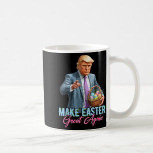 Caneca De Café Torne a Páscoa Grande Novamente Engraçado Trump Ca