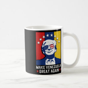 Caneca De Café Torne a Venezuela Grande Novamente 2026 Meme Engra