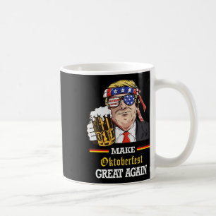 Caneca De Café Torne Grande Novamente Engraçado Trump Outubro Bri