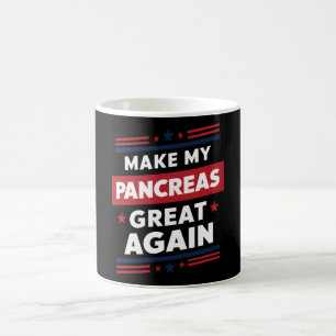 Caneca De Café Torne Meu Pâncreas Grande Novamente Conscientizaçã