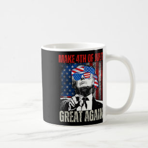 Caneca De Café Torne o 4 de Julho Grande Novamente Engraçado Trum