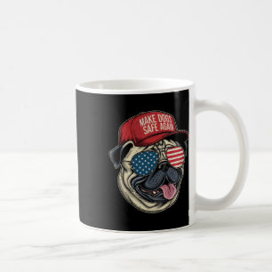 Caneca De Café Torne O Cachorro Seguro Novamente O Chapéu Vermelh