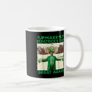 Caneca De Café Torne o Dia de São Patrício Grande Novamente Camis