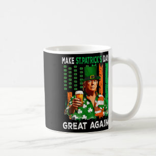 Caneca De Café Torne o Dia de São Patrício Grande Novamente Diver