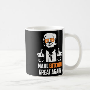 Caneca De Café Torne o Excelente Bitmoney Novamente Engraçado Mag