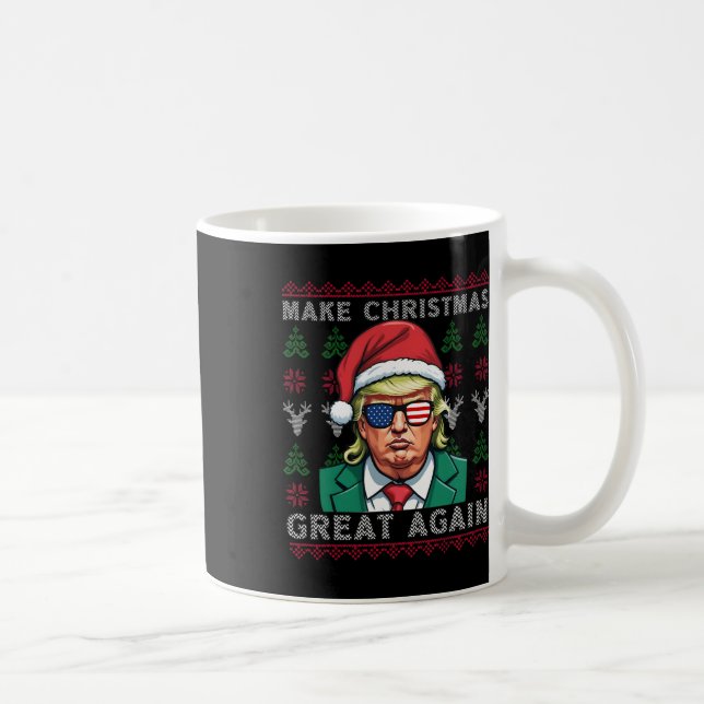 Caneca De Café Torne o Excelente de Natal novamente engraçado (Direita)