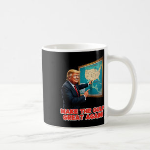 Caneca De Café Torne o Golfo Grande Novamente Piada Trump Bem-vin