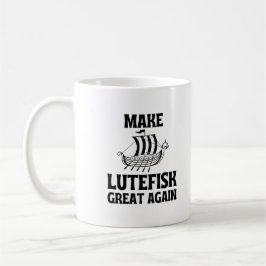 Caneca De Café Torne o Lutefisk Grande Novamente Peixe Fétido Hum