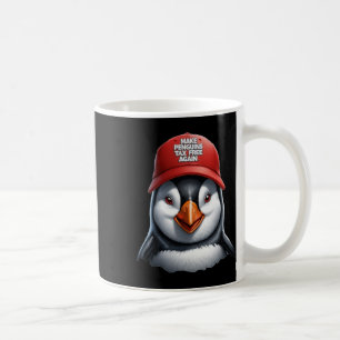 Caneca De Café Torne o Pinguim Isento de Impostos Novamente - Res