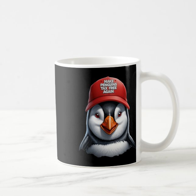 Caneca De Café Torne o Pinguim Isento de Impostos Novamente - Res (Direita)