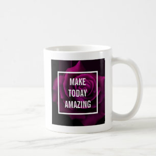 Caneca De Café Torne o Rosa roxo incrível de hoje Inspiração