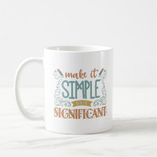 Caneca De Café torne-o simples, mas significativo