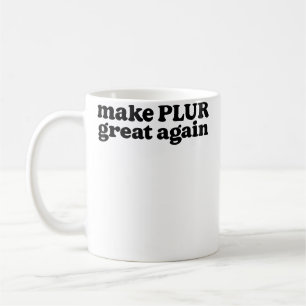 Caneca De Café Torne Plur Grande Novamente Festival Edm Rave