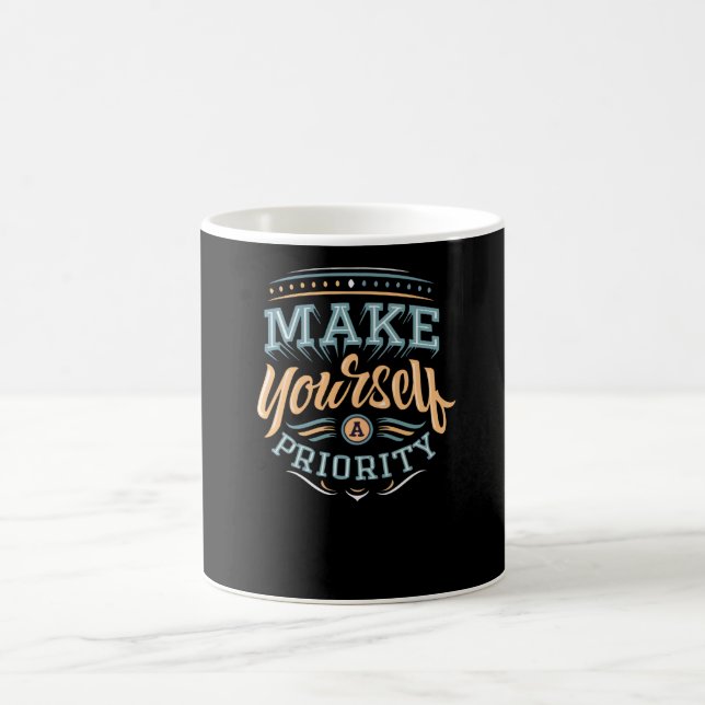 Caneca De Café Torne-se uma Prioridade (Centro)
