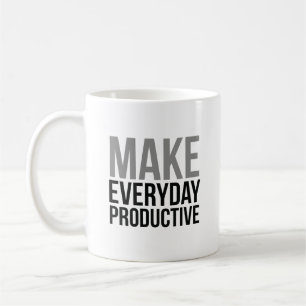 Caneca De Café Torne Todo Dia Produtivo
