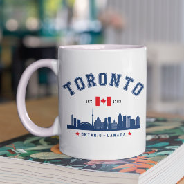 Caneca De Café Toronto Canada Skyline