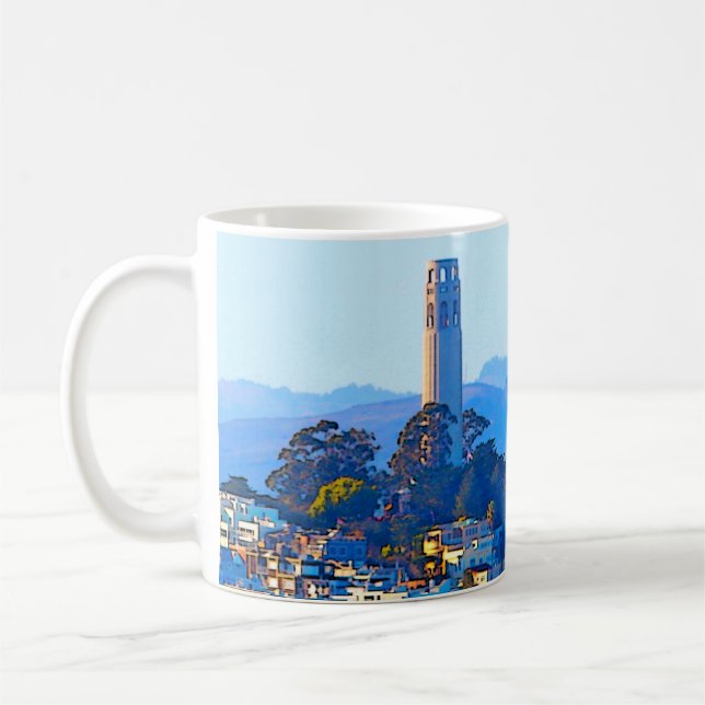 Caneca De Café Torre Coit (Esquerda)