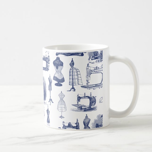 Caneca De Café Torre de Vintage (Direita)