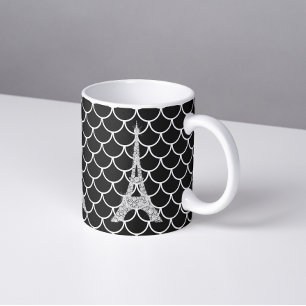 Caneca De Café Torre Eiffel Bling